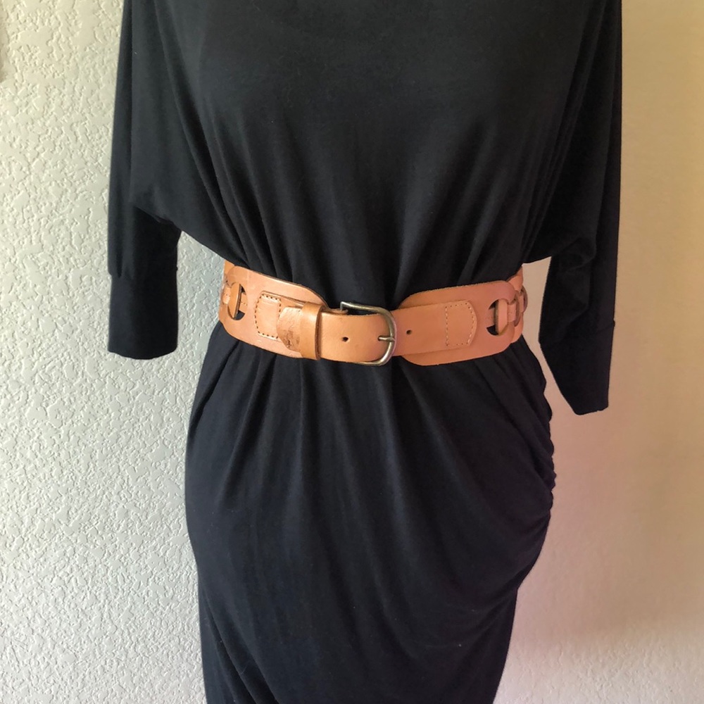 Woven leather belt 😍
